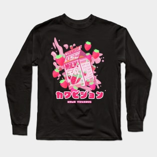 Milk Box Strawberry,T-Shirt Ichigo Long Sleeve T-Shirt